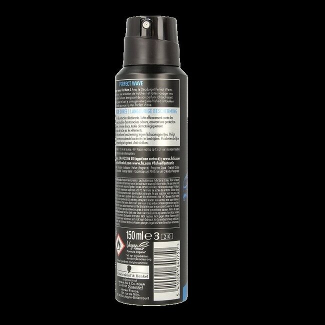 FA Déodorant spray men perfect wave 150 Millilitres