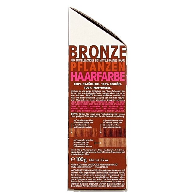 Sante Haarverf brons bruin BDIH 100 Gram
