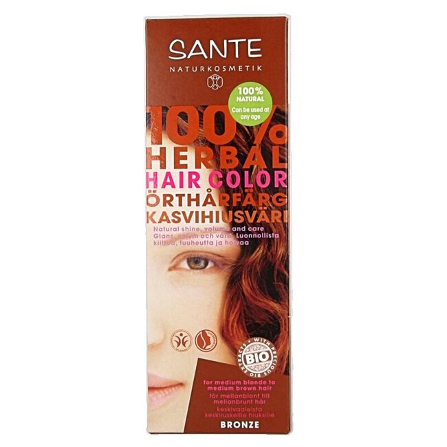 Sante Haarverf brons bruin BDIH 100 Gram