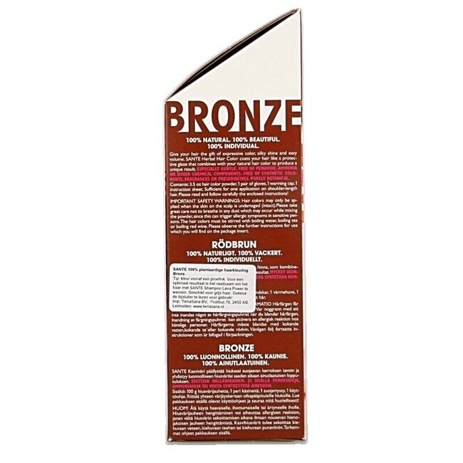 Coloration végétale Sante Brun Bronze BDIH 100 g