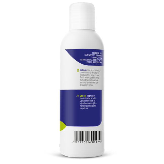 Vitakruid GlucoSil Glucosamine Chondroitine MSM Silicium Gel 150 Milliliter