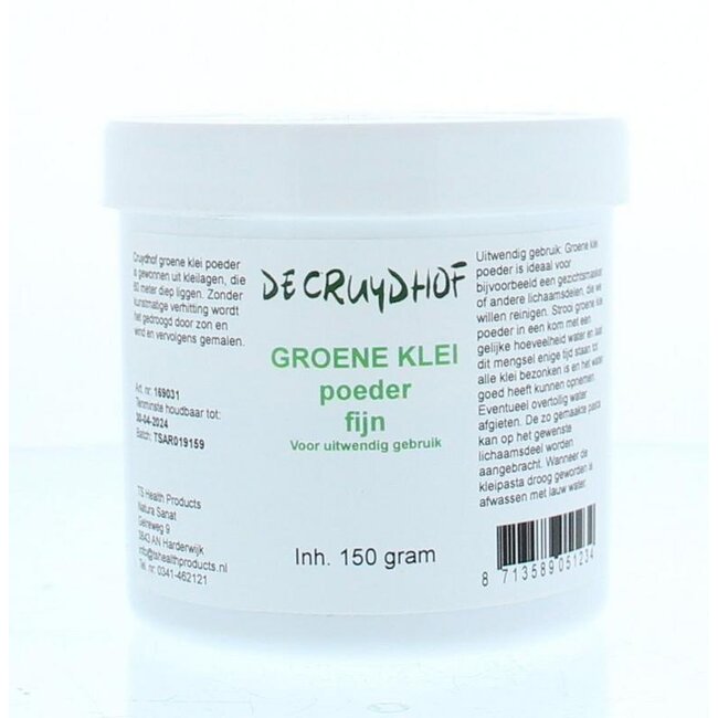 Groene klei uitwendig 150 Gram