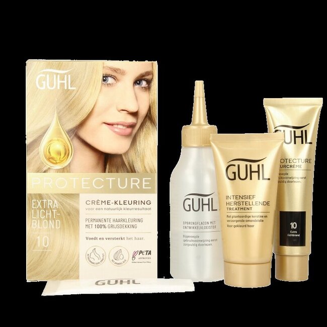 Guhl Beschermende cremekleur 10 extra lichtblond  1 Set