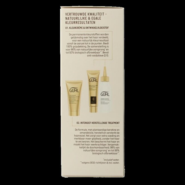 Guhl Beschermende cremekleur 8 lichtblond  1 Set