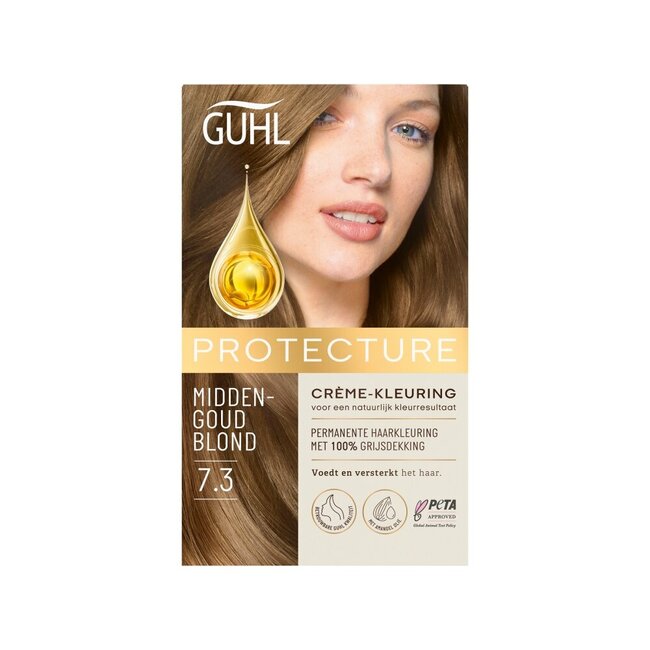 Beschermende cremekleur 7.3 mid goudblond  1 Set