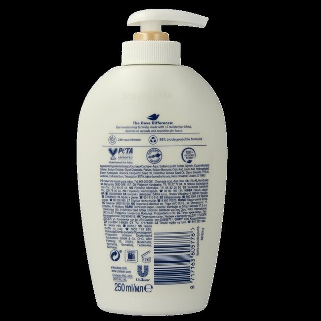 Savon liquide pour les mains Dove Silk 250 ml
