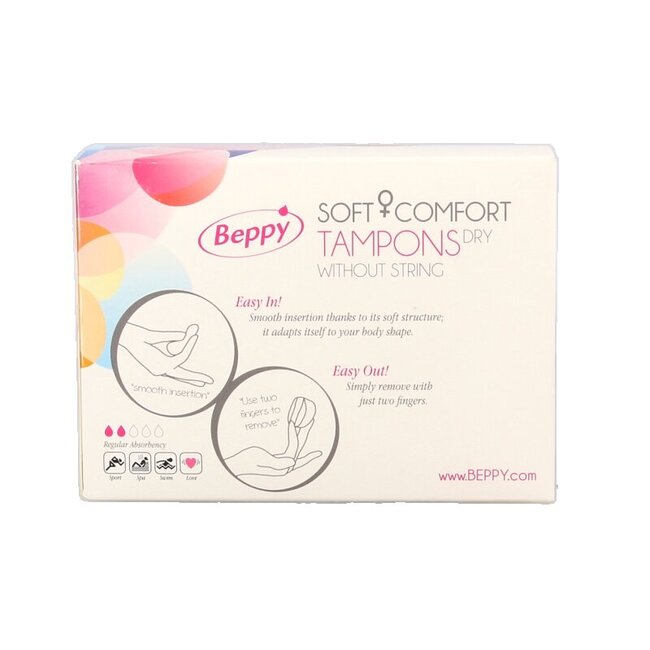 Tampons Beppy Soft+ Comfort Dry, 8 pièces