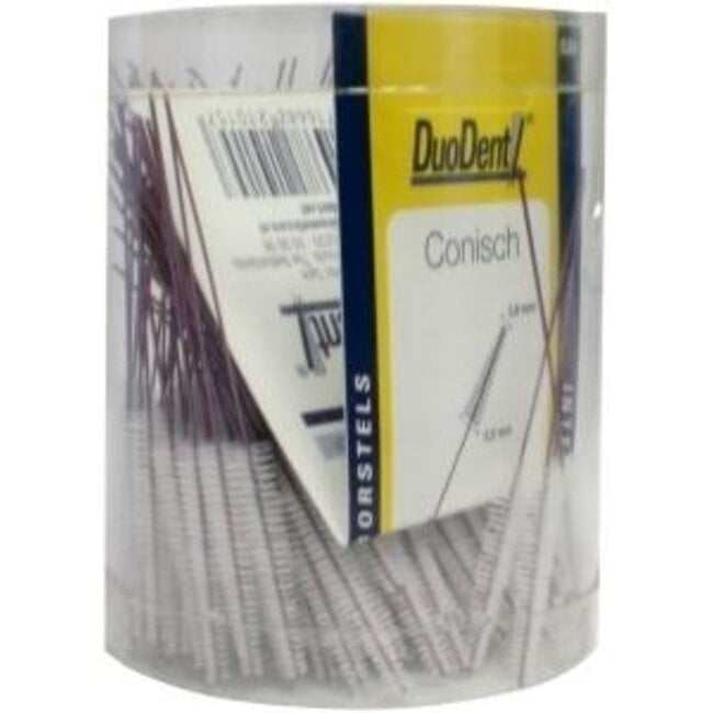 Duodent Interdentaal borstel conisch 2.8  144 Stuks