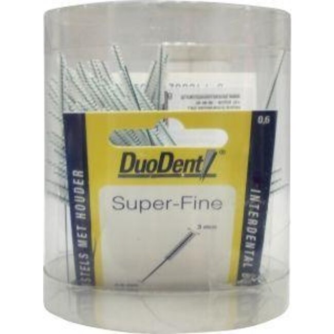 Interdentaal borstel super fine 0.6  72 Stuks