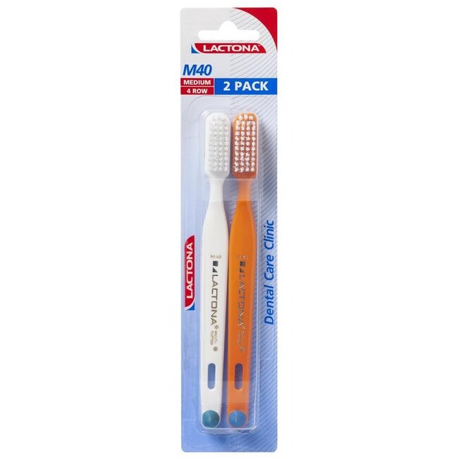Tandenborstel M40 medium duo 2 Stuks