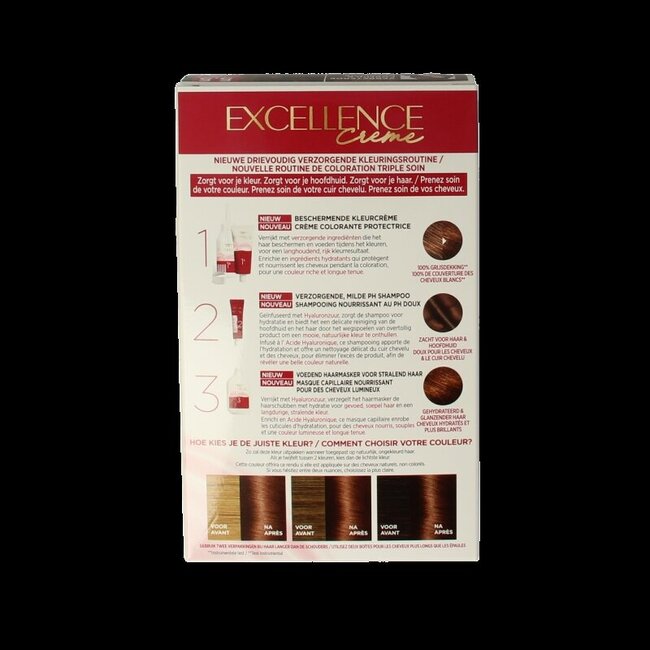 Excellence Excellence 5.5 licht mahoniebruin 1 Set