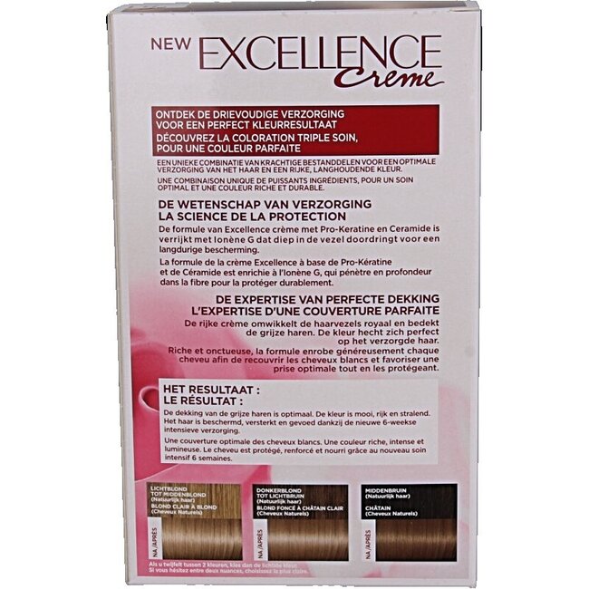 Excellence 8.1 Blond Clair Cendré - 1 Kit