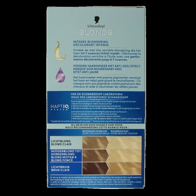 Schwarzkopf Blonde coloration intensive blond super L1 1 kit