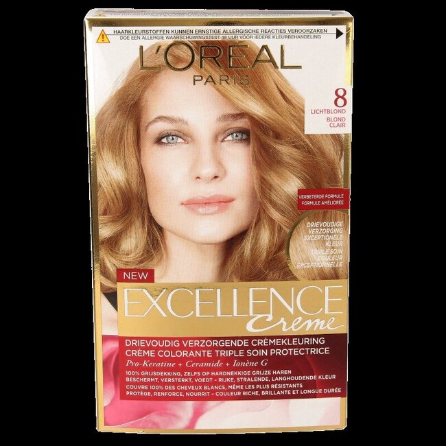 Excellence 8 lichtblond 1 Set