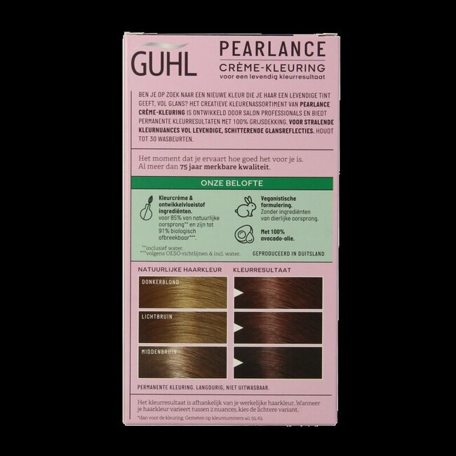 Guhl Intensieve cremekleur 55 warm roodbruin 1 Set