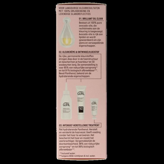 Guhl Pearlance coloration crème intensive 52 châtain clair doré 1 set