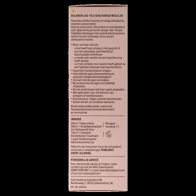 Guhl Pearlance intensieve cremekleur 52 licht goudbruin 1 Set