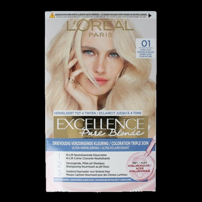 Excellence blond 01 Natural Blond 1 Set