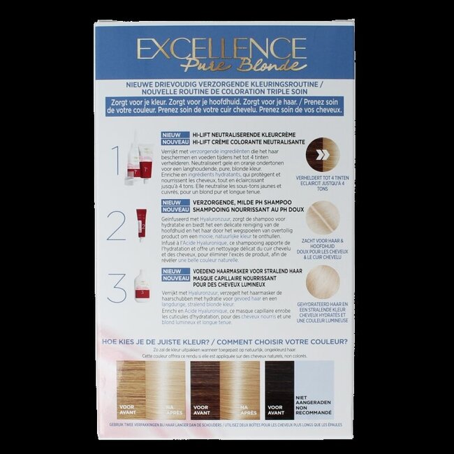 Excellence Excellence blond 01 Natural Blond 1 Set