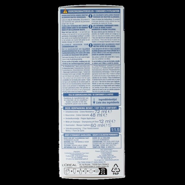 Excellence Excellence blond 01 Natural Blond 1 Set