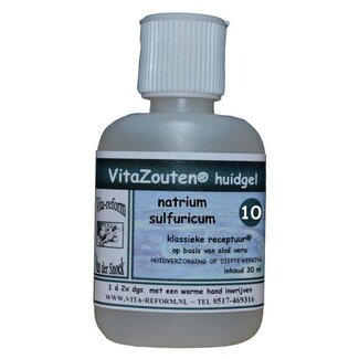 Vitazouten Natrium sulfuricum huidgel nr. 10 30 Milliliter