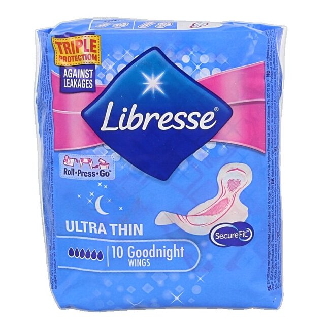 Ultra thin goodnight wings 10 Stuks