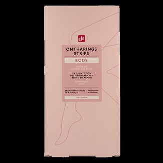 DA Ontharingsstrips body 20 + 4 wipes 24 Stuks