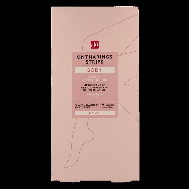 Ontharingsstrips body 20 + 4 wipes 24 Stuks