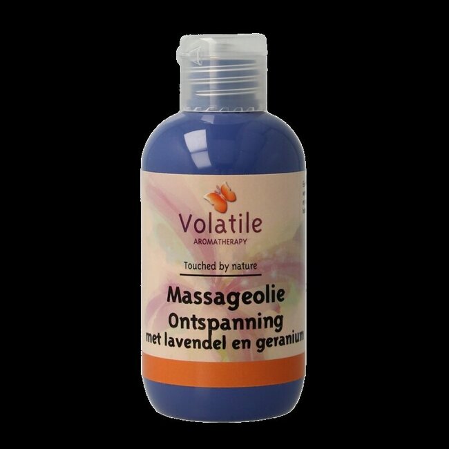 Massageolie ontspanning lavendel geranium 100 Milliliter