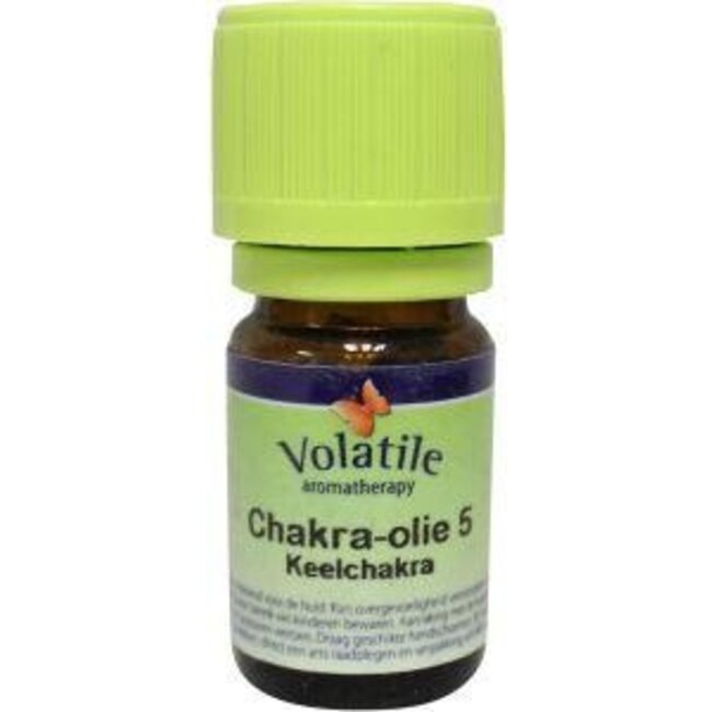 Chakra olie 5 keel puur 5 Milliliter