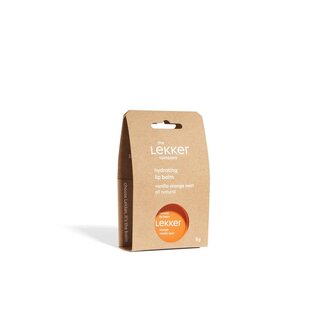 Lekker Company Natuurlijke lippenbalsem orange 8 Gram