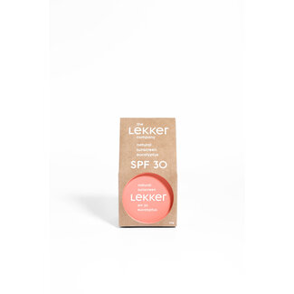 Lekker Company Natuurlijke sunscreen SPF30 60 Gram