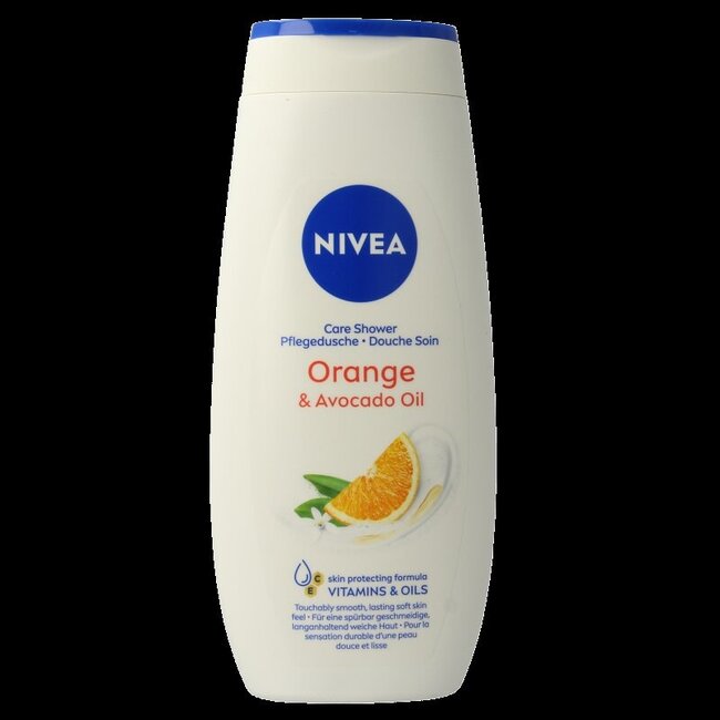 Care shower orange & avocado oil 250 Milliliter