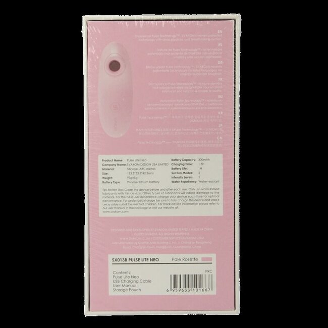 Svakom Pulse lite neo clitoris stimulator 1 Stuks