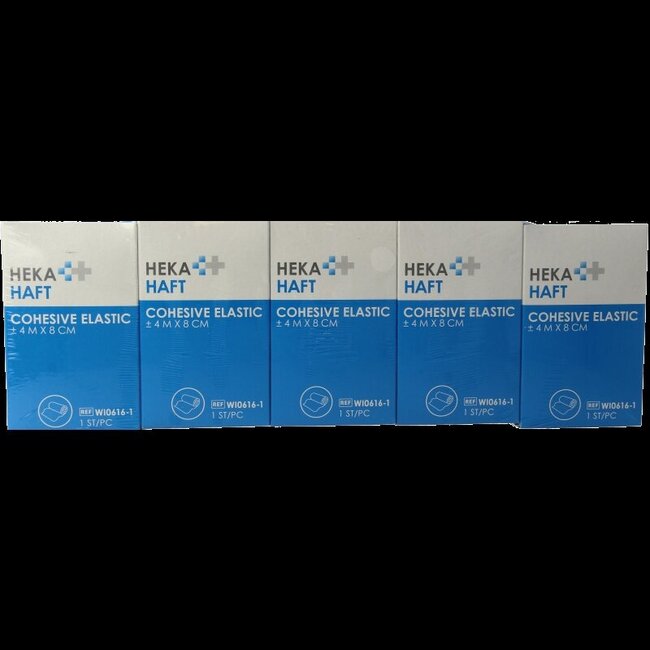 Cohesive windsel 4m x 8cm 5 Stuks