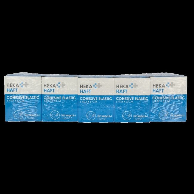 Cohesive windsel 4m x 6 cm 5 Stuks