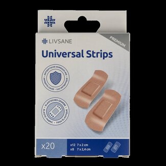 Livsane Pleisterstrips universeel 20 Stuks