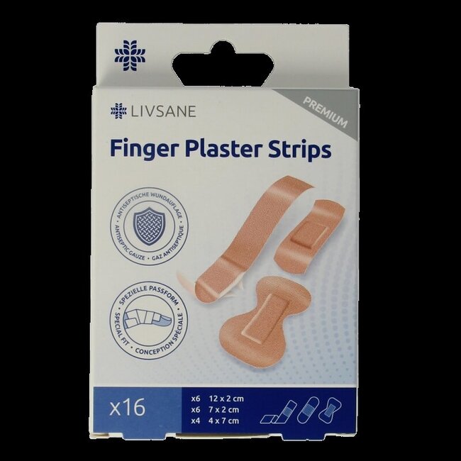 Vingerpleister 16 Stuks