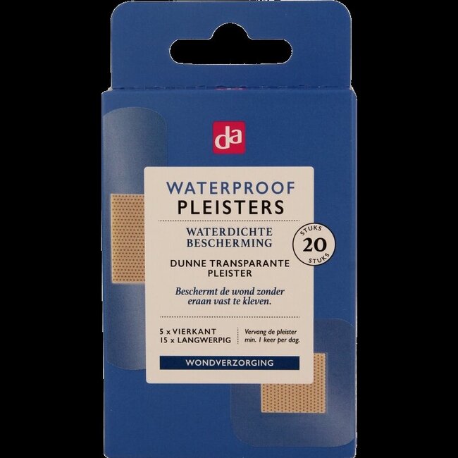 Pleisters waterproof 20 Stuks