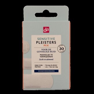 DA Pleisters sensitive mix 20 Stuks