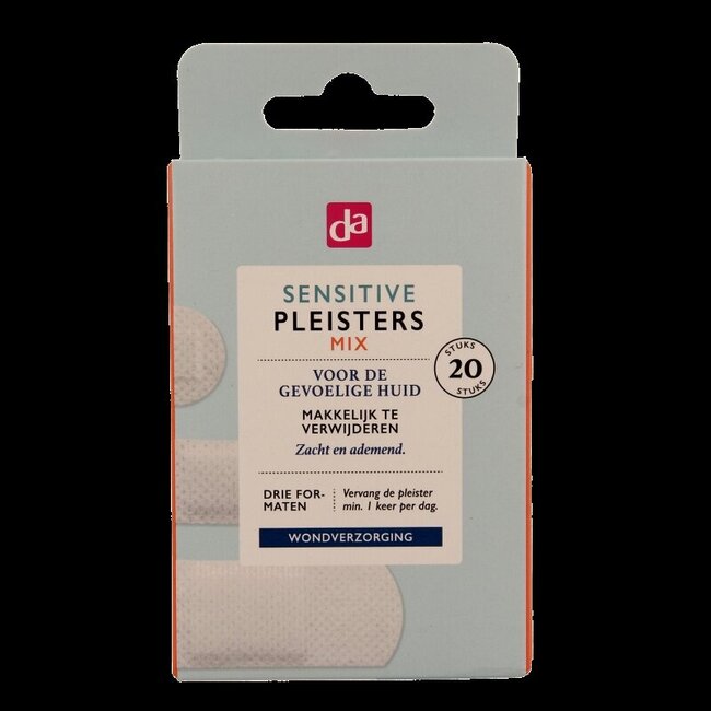 Pleisters sensitive mix 20 Stuks