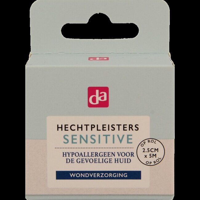 Hechtpleisters sensitive 5m x 2.50cm 1 Stuks