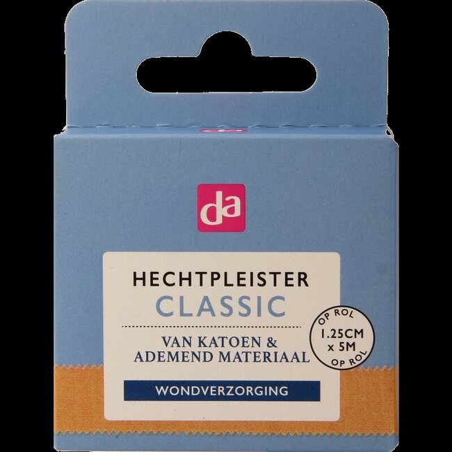 Hechtpleisters classic 5m x 1.25cm 1 Stuks