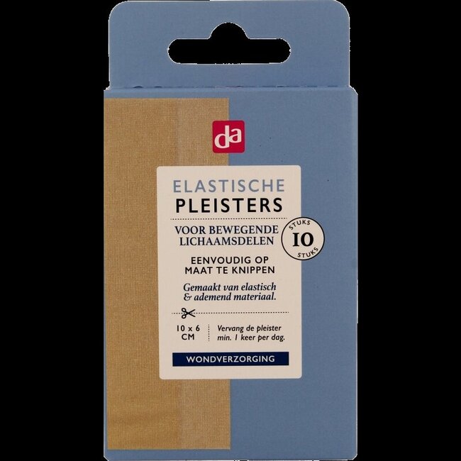 Elastische pleisters katoen 10 Stuks