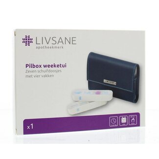 Livsane Pillbox weeketui 1 Stuks