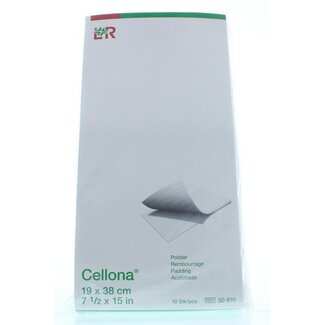 Cellona Polstervilt 19 x 38cm wit 10 Stuks