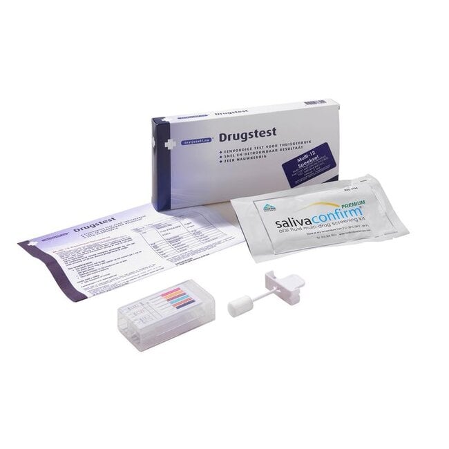 Multidrugtest 12 speeksel 1 Stuks
