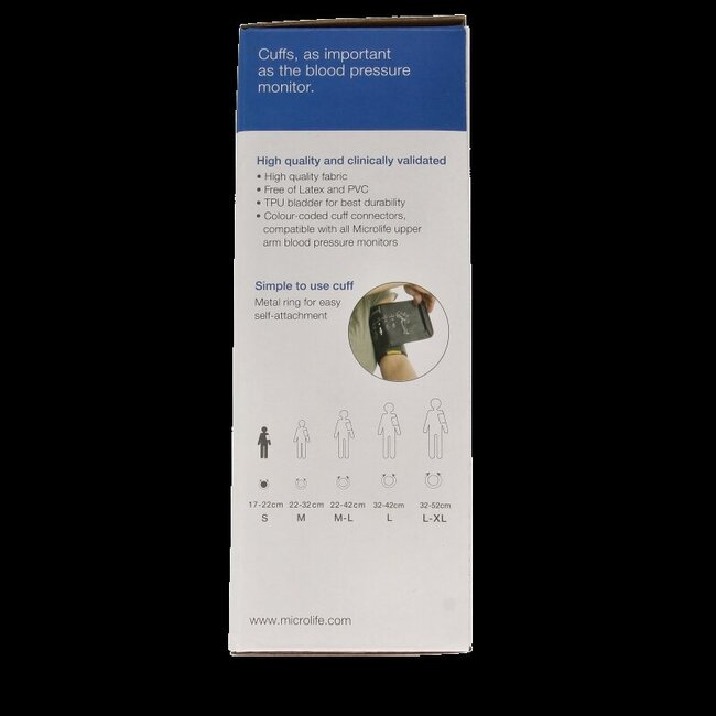 Microlife Manchet soft bovenarm maat  S (17-22) 1 Stuks