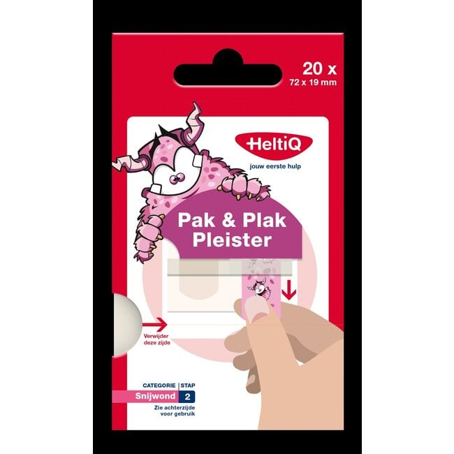 Pak & plak roze 20 Stuks