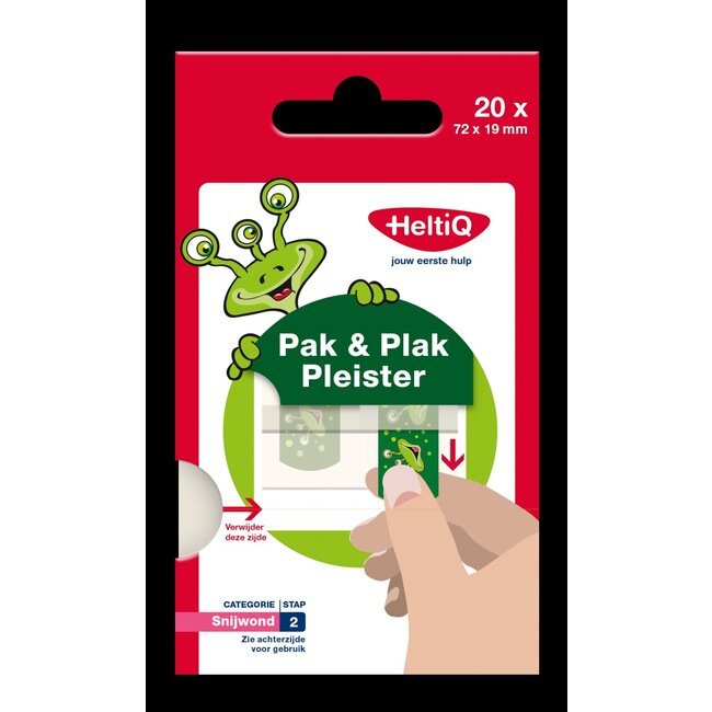 Pak & plak groen 20 Stuks